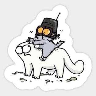 simon's cat Sticker